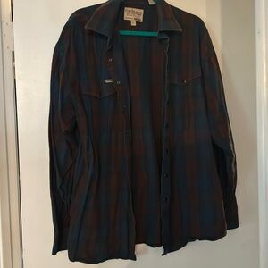 Long sleeve plaid button down